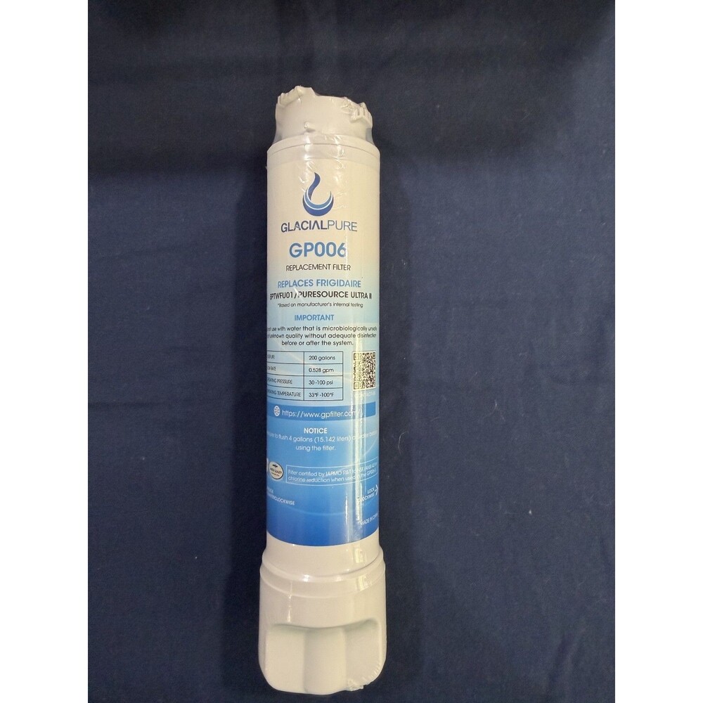 Glacial Pure GP006 Replacement Water Filter EPTWFUO1 NEW OPEN BOX